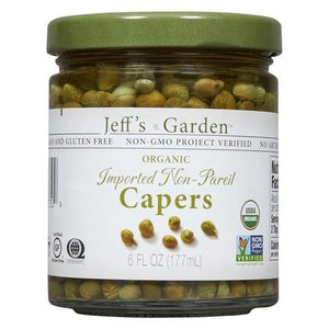 Jeffs Garden Capers Organic Imported Non-Pareil 6/6 OZ [UNFI #2098150] [ebt]