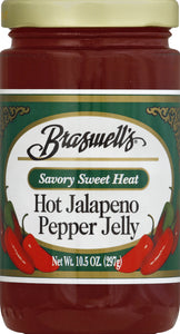 Braswells Jelly Hot Jalapeno Pepper 6/10.5 OZ [UNFI #0815308] [ebt]