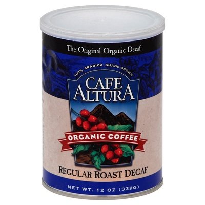 Cafe Altura Coffee Organic Regular Roast Decaf 6/12 OZ [UNFI #0456517] [ebt]