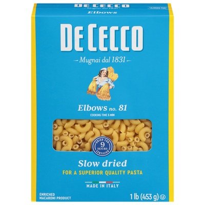 Dececco Elbows No. 81 20/16 OZ [UNFI #0223669] [ebt]