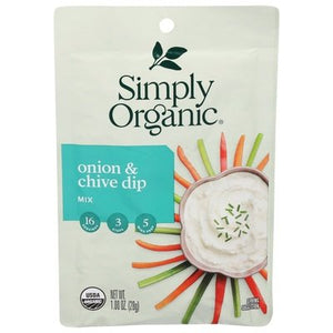 Simply Organic Dip Mix Onion & Chive 12/1 OZ [UNFI #1821156] [ebt]
