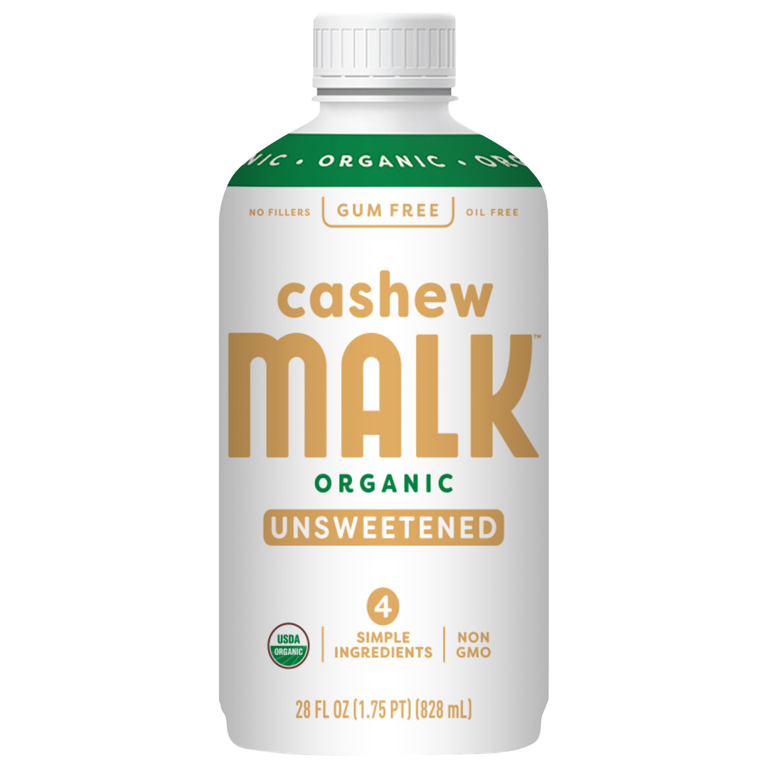 Malk Cashew Malk Organic Unsweetened 6/28 FZ [UNFI #3045655] [ebt]