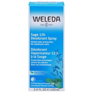 Weleda Deodorant Spray Sage 12 Hour 1/3.4 FZ [UNFI #0714139] T