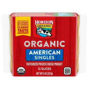 Horizon Cheese Organic American Singles 12/8 OZ [UNFI #0121459] [ebt]