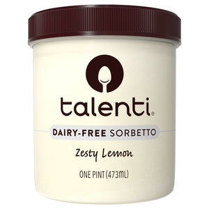 Talenti Gelato E Sorbetto Sorbetto Dairy-Free Zesty Lemon 8/16 FZ [UNFI #3054574] [ebt]