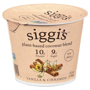 Siggis Coconut Blend Vanilla & Cinnamon Plant Based 12/5.3 OZ [UNFI #2949360] [ebt]