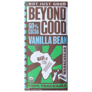 Beyond Good Chocolate Vanilla Bean 60% Cocoa 12/2.64 OZ [UNFI #3069077] [ebt]