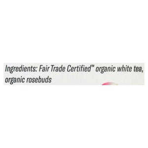Numi Tea White Tea Organic White Rose Tea Bags 6/16 Bag [UNFI #0882290] [ebt]