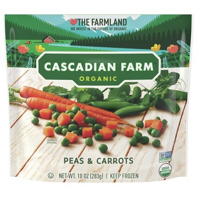 Cascadian Farm Peas & Carrots Organic 12/10 OZ [UNFI #432385] [ebt]