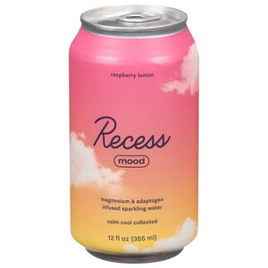 Recess Sparkling Water Mood Raspberry Lemon 12/12 OZ [UNFI #2917276] [ebt] D