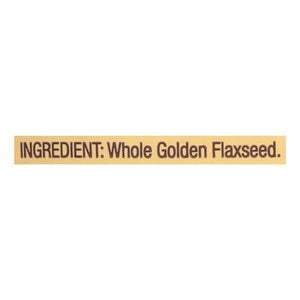 Bobs Red Mill Flax Seed Meal Golden Premium 4/16 OZ [UNFI #2153195] [ebt]