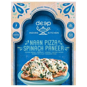 Deep Naan Pizza Spinach Paneer Medium Spice 12/8.5 OZ [UNFI #2504504] [ebt]