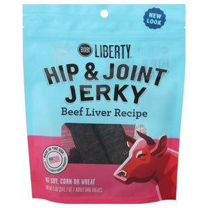 Bixbi Dog Treats Beef Liver Recipe Hip & Joint Jerky Adult 6/5 OZ [UNFI #2753747] T