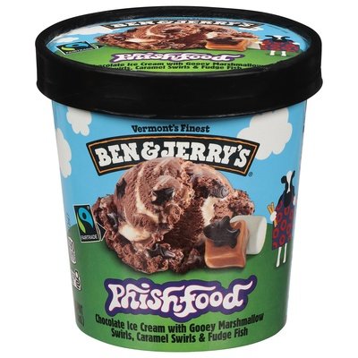 Ben & Jerrys Ice Cream Phish Food 8/PINT [UNFI #357376] [ebt]