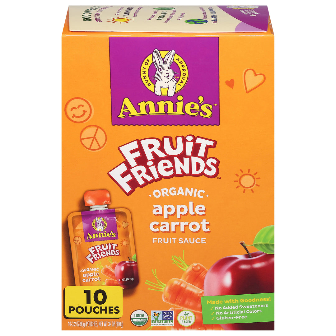 Charles & Alice Fruit Sauce Organic Apple Carrot 4/10/3.2 Z [UNFI #3111960] [ebt]