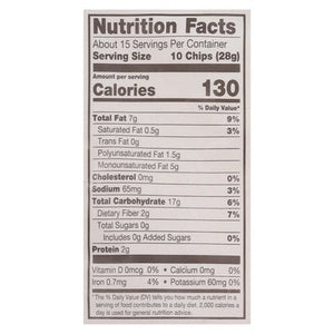Late July Snacks Tortilla Chips Organic Thin & Crispy Sea Salt Party Size 9/14.75 Z [UNFI #2821668] [ebt]