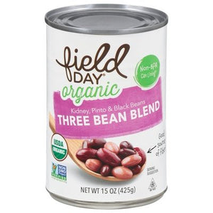 Field Day Three Bean Blend Organic 12/15 OZ [UNFI #2971687] [ebt]