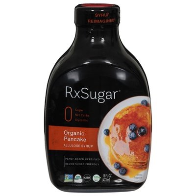 Rxsugar Allulose Syrup Organic Pancake 6/16 OZ [UNFI #2691756] [ebt]