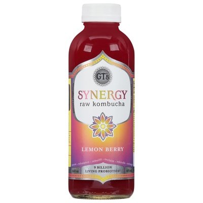 Gts Kombucha Raw Lemon Berry 12/16 OZ [UNFI #2701860] [ebt]