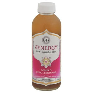 Gts Kombucha Raw Pomelo Pink Lemonade 12/16 OZ [UNFI #3037470] [ebt]