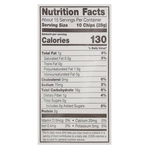 Late July Snacks Tortilla Chips Organic Sea Salt & Lime Thin & Crispy Party Size 9/14.75 Z [UNFI #2821676] [ebt]