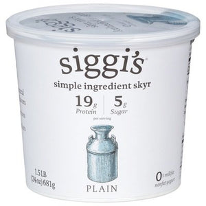 Siggis Yogurt Nonfat Plain 6/24 OZ [UNFI #1515394] [ebt]