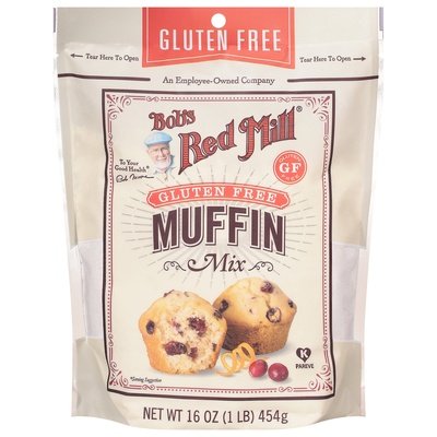Bobs Red Mill Muffin Mix Gluten Free 4/16 OZ [UNFI #2533446] [ebt]