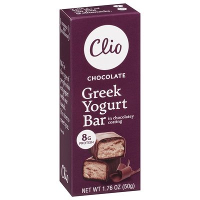 Clio Yogurt Bar Greek Chocolate 10/1.76 OZ [UNFI #2809242] [ebt]