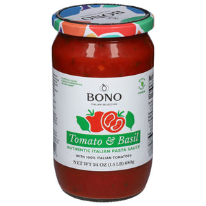 Bono Pasta Sauce Tomato & Basil 6/24 FZ [UNFI #2959948] [ebt]