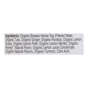 Just Ice Tea Herbal Tea Caffeine Free Lemon Ginger 12/16 OZ [UNFI #2944734] [ebt]