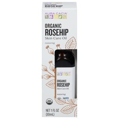 Aura Cacia Skin Care Oil Organic Rosehip Restoring 3/1 OZ [UNFI #2196756] T