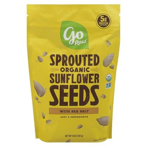 Go Raw Sunflower Seeds with Sea Salt Sprouted 6/14 OZ [UNFI #2482560] [ebt]