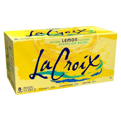 Lacroix Sparkling Water Lemon 3/8/12 OZ [UNFI #1246362] [ebt] D